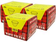 Filtro de papel de café Kalita Kalita Wave para 2-4 pessoas 150 unidades