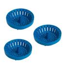 Filtro de pia de cozinha Dripsie 3,25" sem aro, pacote com 3 unidades, azul
