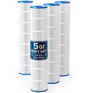 Filtro de piscina Swimara C5030, pacote com 4, 524 pés quadrados, pesado