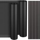 Filtro de poeira para PC Case Woanger 2 peças 100 x 30 cm PVC preto