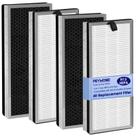 Filtro de reposição PEYWONE para purificador de ar 40, pacote com 4, HEPA H13 Filtro de reposição PEYWONE para purificador de ar 40, pacote com 4, HEPA H13