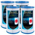 Filtro de repuesto POOLPURE tipo A o C para piscinas Intex x4