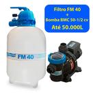 Filtro E Bomba 1/2cv Para Piscina até 50 Mil Litros Sodramar Filtro E Bomba 1/2cv Para Piscina até 50 Mil Litros Sodramar