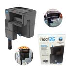 Filtro Hang On Tidal 35 127V (135L) Externo Aquario Filtragem