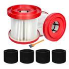 Filtro HEPA 49-90-1900 compatível com aspirador Milwaukee M18