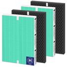 Filtro HEPA Pulluty 116130 para Winix 5500-2 AM80 2 Set