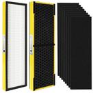 Filtro HEPA Pulluty FLT4825 B com carbono e 8 pré-filtros