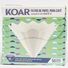 Filtro KOAR Branco 50 unidades Tamanho 02