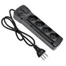 Filtro Linha Fiolux 4 Tomadas Bivolt Preto Blister
