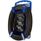 Filtro Linha Plastico Asantos Com Fusivel 3Tomadas 2Polo+Terra 5M Com Suporte 2129