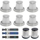 Filtro para Aspiradora Musibo 6 HEPA Lavables + 2 Prefiltros de Acero Inoxidable