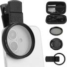 Filtro para Celular CPL Polarizador Clipe Anti Reflexo 52mm