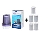Filtro Para Chuveiro Ducha Bbi Shower Transparente Carvão Ativado Remove Cloro Shower125 Anticloro + 5 Refis