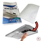 Filtro para Coifa Exaustor Universal Branco de 80cm por 60cm ( 4 a 6 Bocas )
