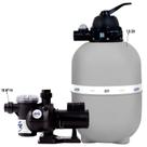Filtro para Piscinas até 112.000 Litros GRE 700 com Bomba 1,25 CV Bivolt GRE by Fluidra