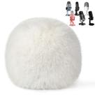 Filtro Pop para microfone ZealSound Blue Yeti com pára-brisas branco