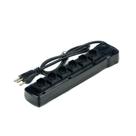 Filtro Protetor Protect 6 Tomadas Preto 20301006111 - Fiolux