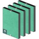 Filtro purificador de ar doméstico PETOX 115115 H13 True HEPA, pacote com 4