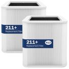 Filtro purificador de ar LANTINY 211+ Replacement, pacote com 2