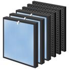 Filtro purificador de ar Pulluty HSP001 True HEPA com pacote de 3 de carbono