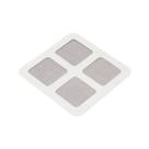 Filtro ralo kit 6 pcs fibra de vidro 10x10x0,01cm - clink