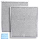 Filtro Range Hood Wadoy S99010430-002 de malha de alumínio, pacote com 2 unidades