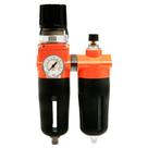 Filtro Regulador Ar + Lubrificante Waft 1/2" com Manômetro 6211