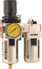 Filtro regulador lubrificador 1/2" npt lubrifil corpo metálico dreno automático rl120 - Vonder