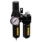 Filtro Regulador Lubrificador FRL Dewalt DXCM019-0352 3/8" Filtro Regulador Lubrificador FRL Dewalt DXCM019-0352 3/8"