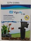 Filtro Submerso F300 para Aquários até 100 litros Vigo Ar - Vigoar vazão máxima 500l/h