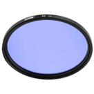 Filtro Tiffen 72mm 80B para filme diurno com lâmpadas fotográficas