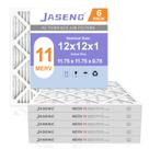 Filtros de Aire para Horno JASENG 29.85x29.85x2.54 cm MERV 11 Paquete de 6