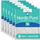 Filtros de ar Nordic Pure MERV 14 16x20x1 (15,5x19,5x0,75) 6Pk