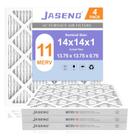 Filtros de ar para forno JASENG 35x35x2 cm MERV 11, pacote com 4