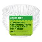 Filtros de Café Amazon Basics Cesto 1-4 Xícaras 200 Unidades Filtros de Café Amazon Basics Cesto 1-4 Xícaras 200 Unidades