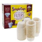 Filtros de café de papel descartáveis de 300 unidades para Keurig