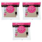 Filtros de café Hario 03, pacote com 3 unidades de papel natural de 100 unidades