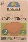 Filtros de Café If You Care No 2 Sin Blanquear 100 Unidades