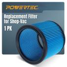 Filtros de cartucho POWERTEC 90304 Tipo U para Shop-Vac 5+ Gal Filtros de cartucho POWERTEC 90304 Tipo U para Shop-Vac 5+ Gal