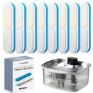 Filtros de fonte de água para animais de estimação Vacqueen 10L com filtros Wi-Fi 10 Filtros de fonte de água para animais de estimação Vacqueen 10L com filtros Wi-Fi 10