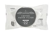 Filtros de fundo plano Hario Pegasus Tamanho 02 brancos 100ct Filtros de fundo plano Hario Pegasus Tamanho 02 brancos 100ct