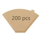 Filtros de papel de café descartáveis para Ninja DualBrew Pro 200 unidades