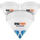 Filtros de pintura RamPro, pacote 250, com filtro de 190 mícrons de nylon