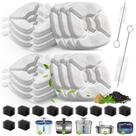 Filtros para Fonte de Água para Gatos Bengor Kit com 12 Unidades e Esponjas
