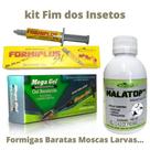 Fim dos insetos para formigas baratas larvas moscas mosquitos protege e elimina criadouros