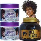 Finalizador de Cachos 500g+02 Botox Solta Cachos 500g Amazun
