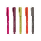 Fine Pen 0.4mm Faber-Castell Ponta Fina Kit c/ 5 Cores