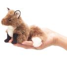 Finger Puppet Folkmanis Mini Fox para bebês e crianças