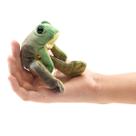 Finger Puppet Folkmanis Mini Sitting Frog Green Finger Puppet Folkmanis Mini Sitting Frog Green