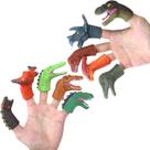 Finger Puppets de dinossauro CALEST, decoração de festa de aniversário, 10 unidades